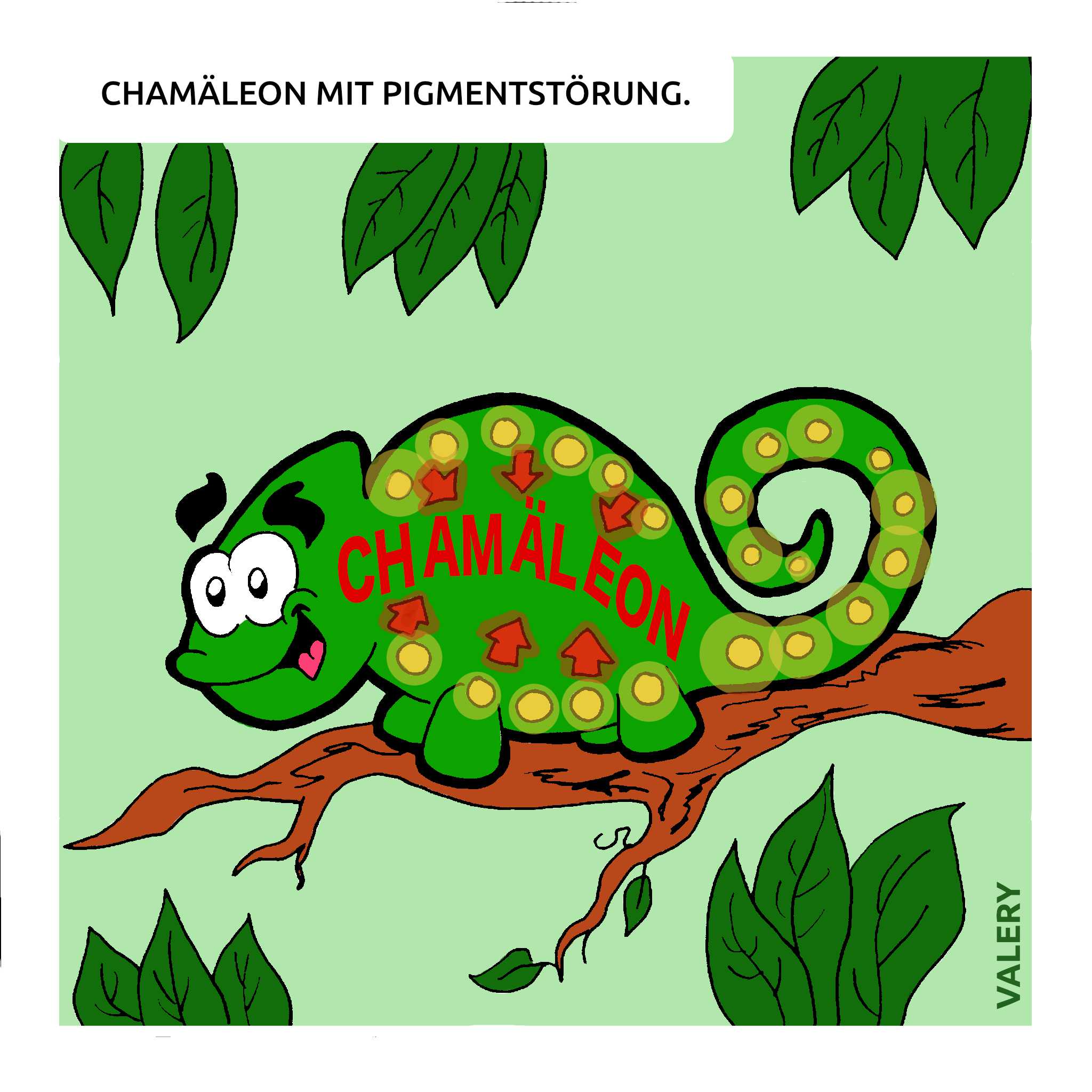 Chamäleon Cartoon