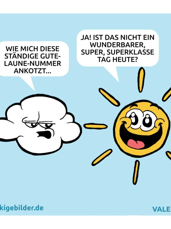Sonne Wolke Cartoon