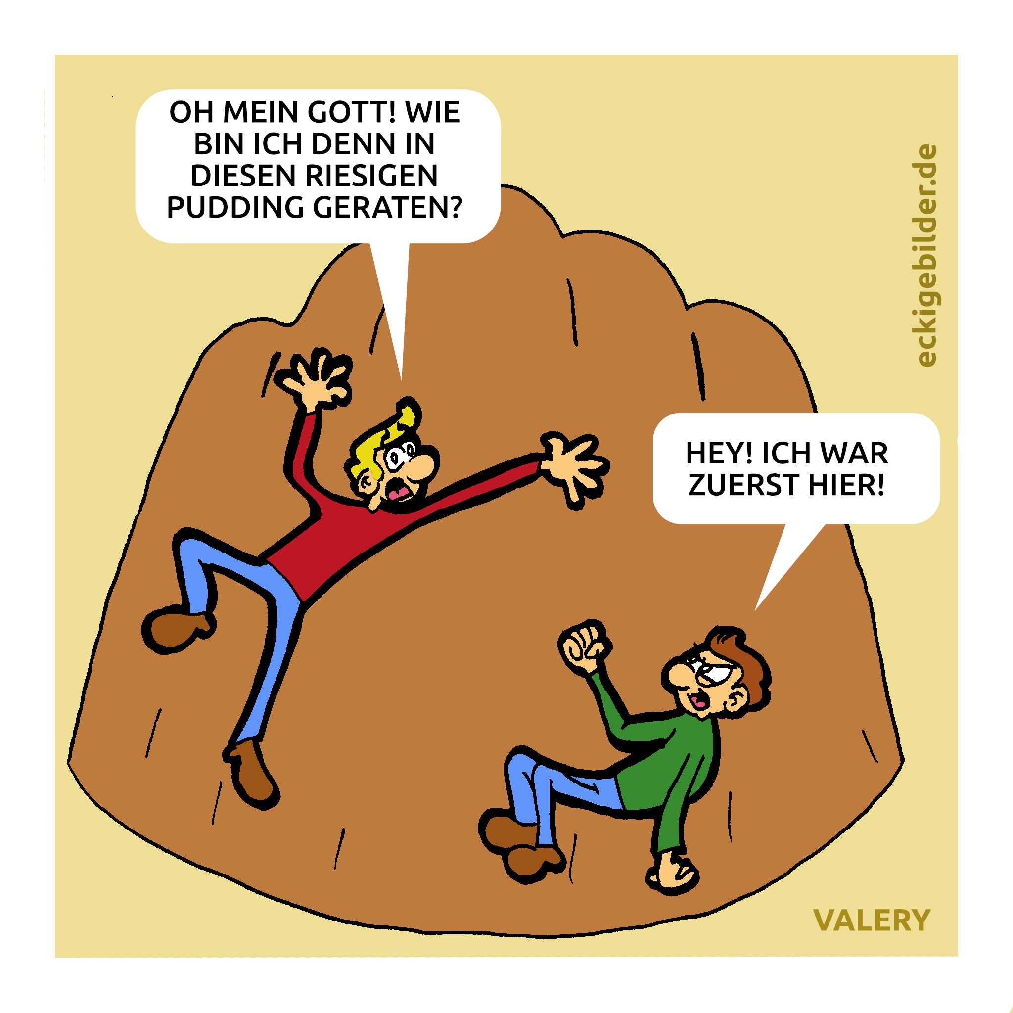 Pudding Cartoon