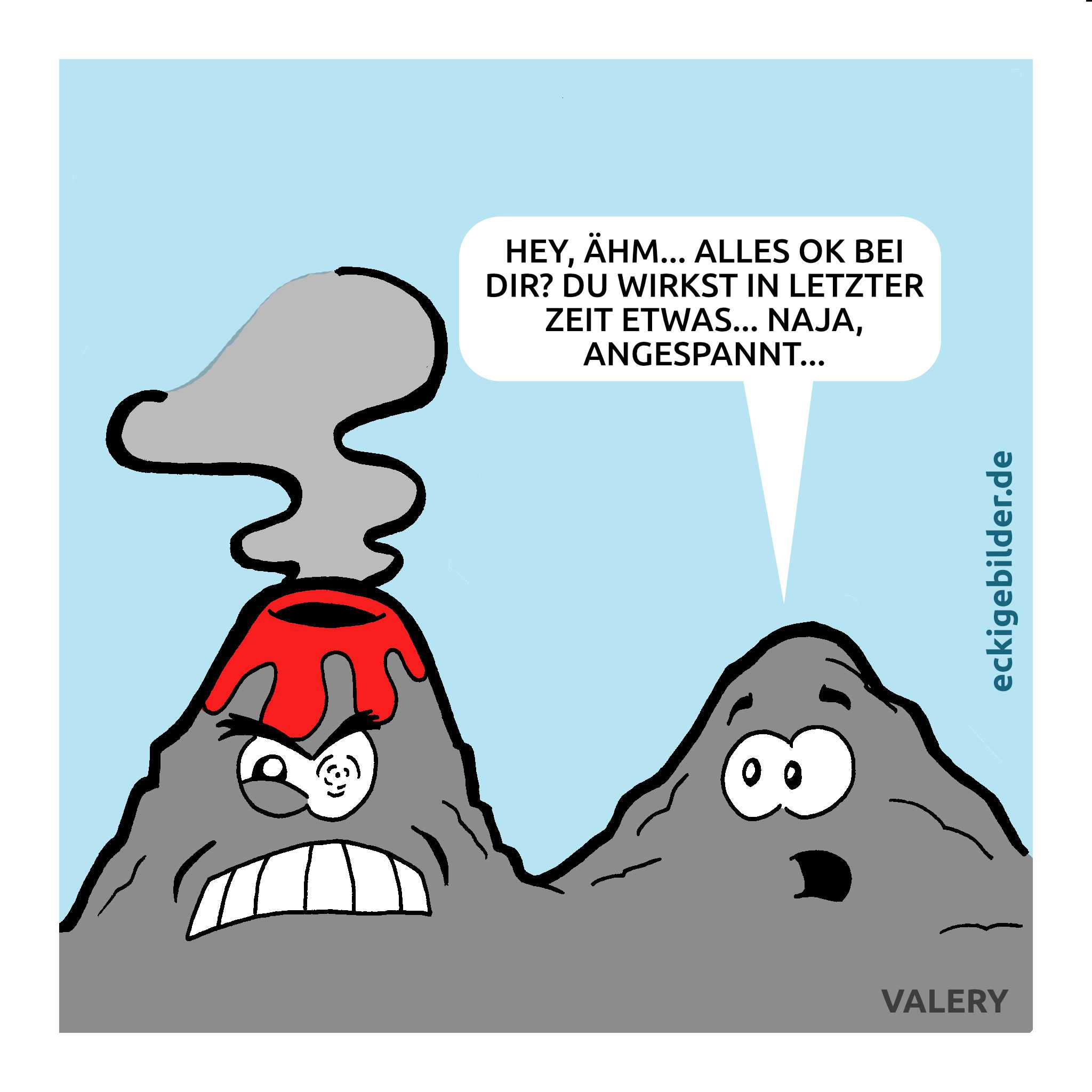 Vulkan Cartoon
