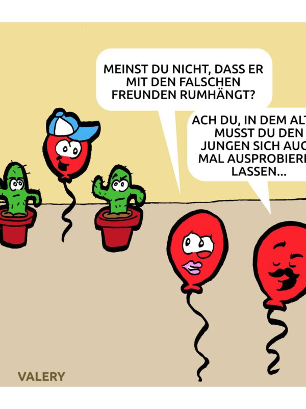 Luftballons Cartoon